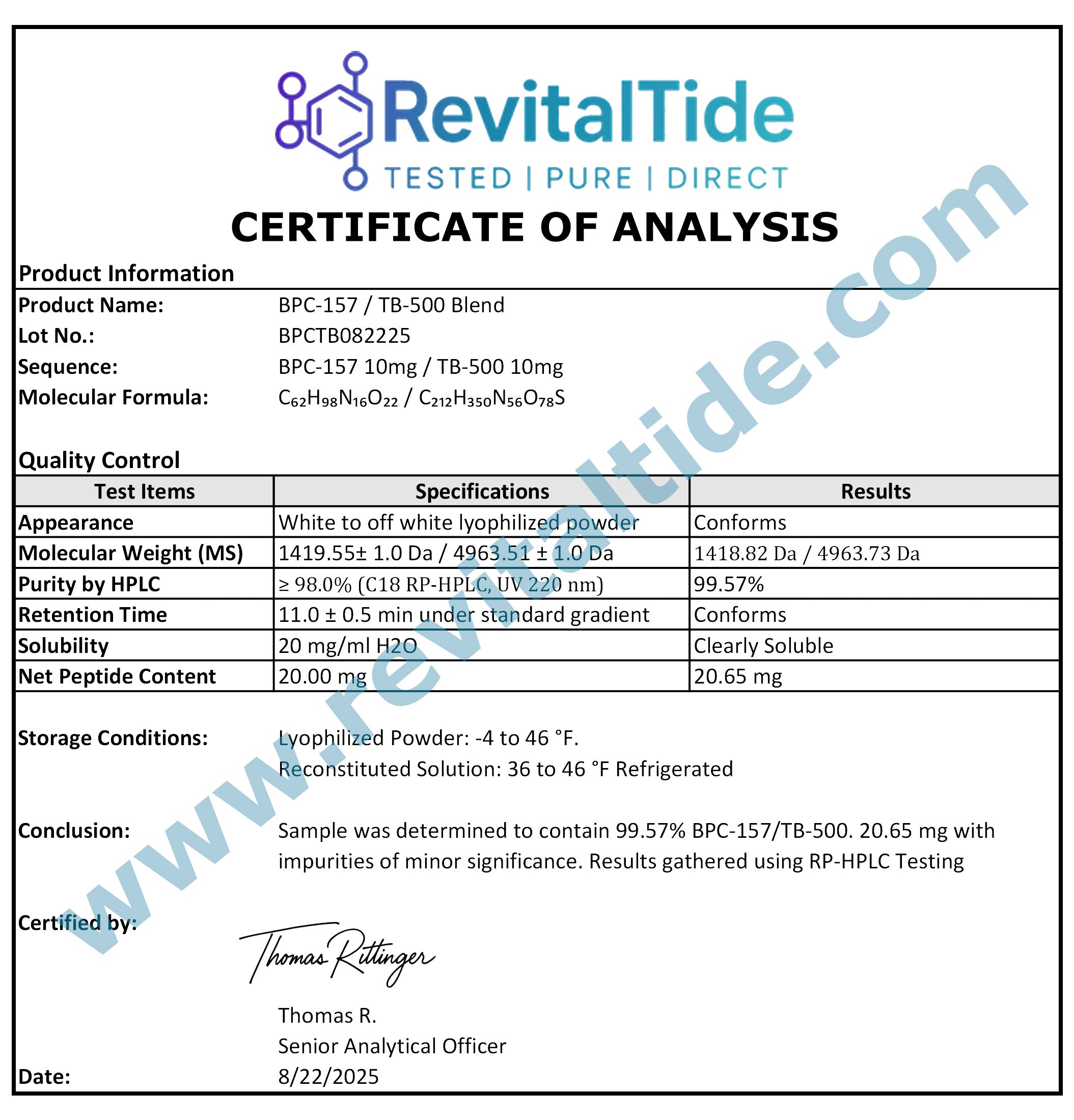 BPC-157 + TB-500 Blend